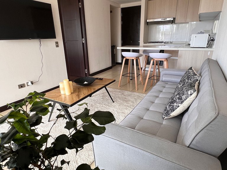 Lindo departamento full equipado Playa Cavancha