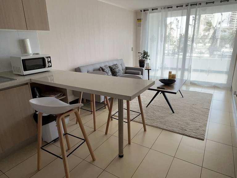 Lindo departamento full equipado Playa Cavancha